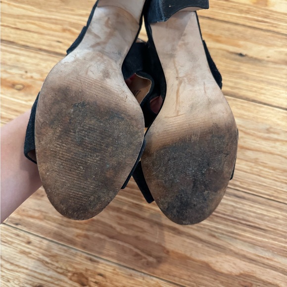 Madewell suede high heel sandals - Picture 4 of 5